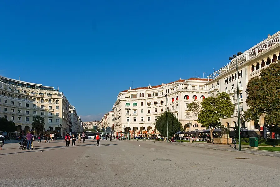Centar Soluna oko Aristotelovog trga i hotela Electra Palace